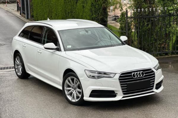 Audi A6 white